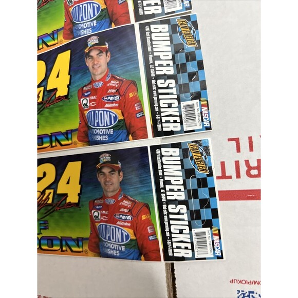 Lot of 5 Fan Fueler NASCAR Jeff Gordon #24 1999 Dupont Bumper Stickers/Decals - Picture 4 of 5